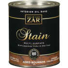 ZAR Oil-Based Wood Stain, Aged Bourbon, 1 Qt. Image 1
