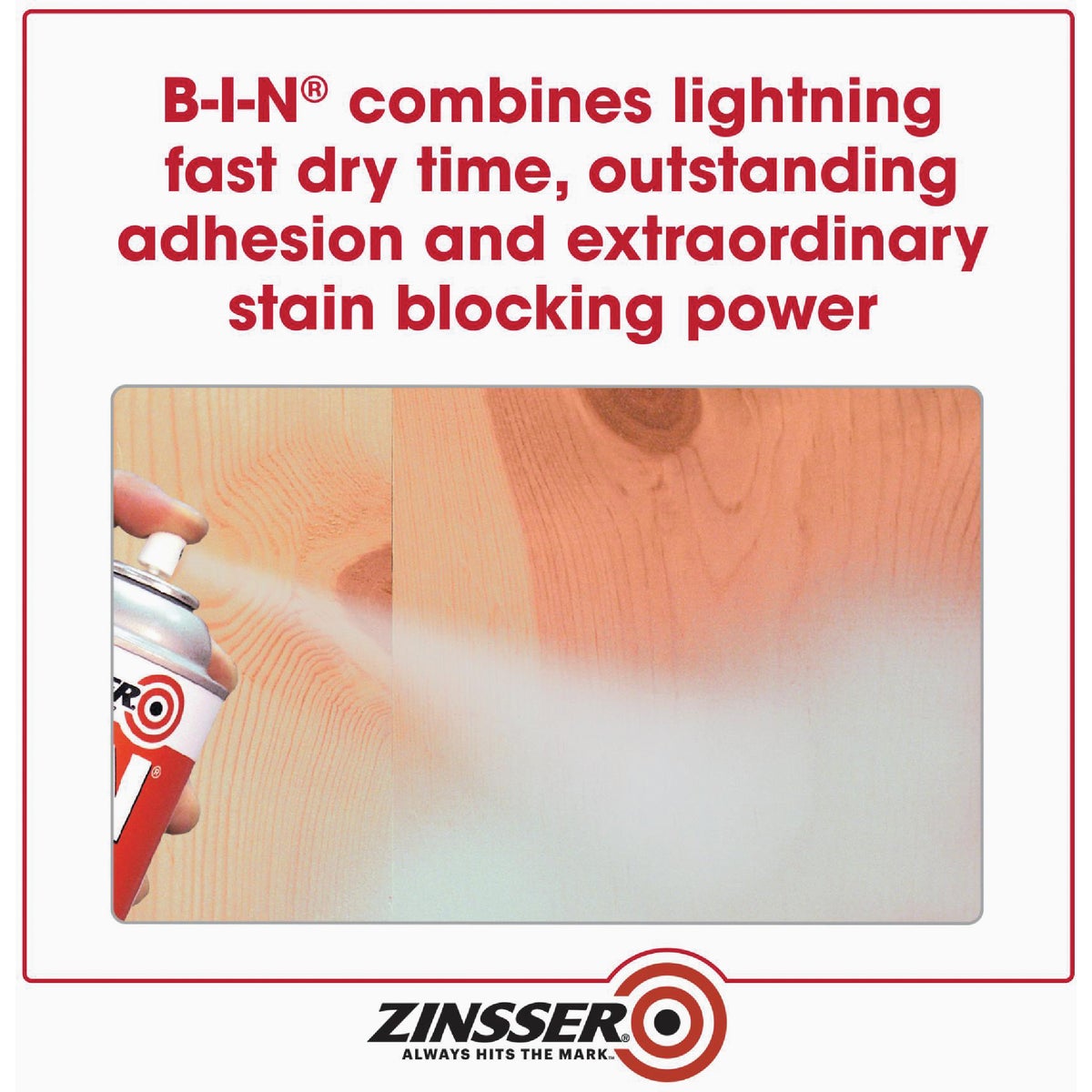 Zinsser B-I-N 13 Oz. Shellac-Base Primer Spray, White Image 6