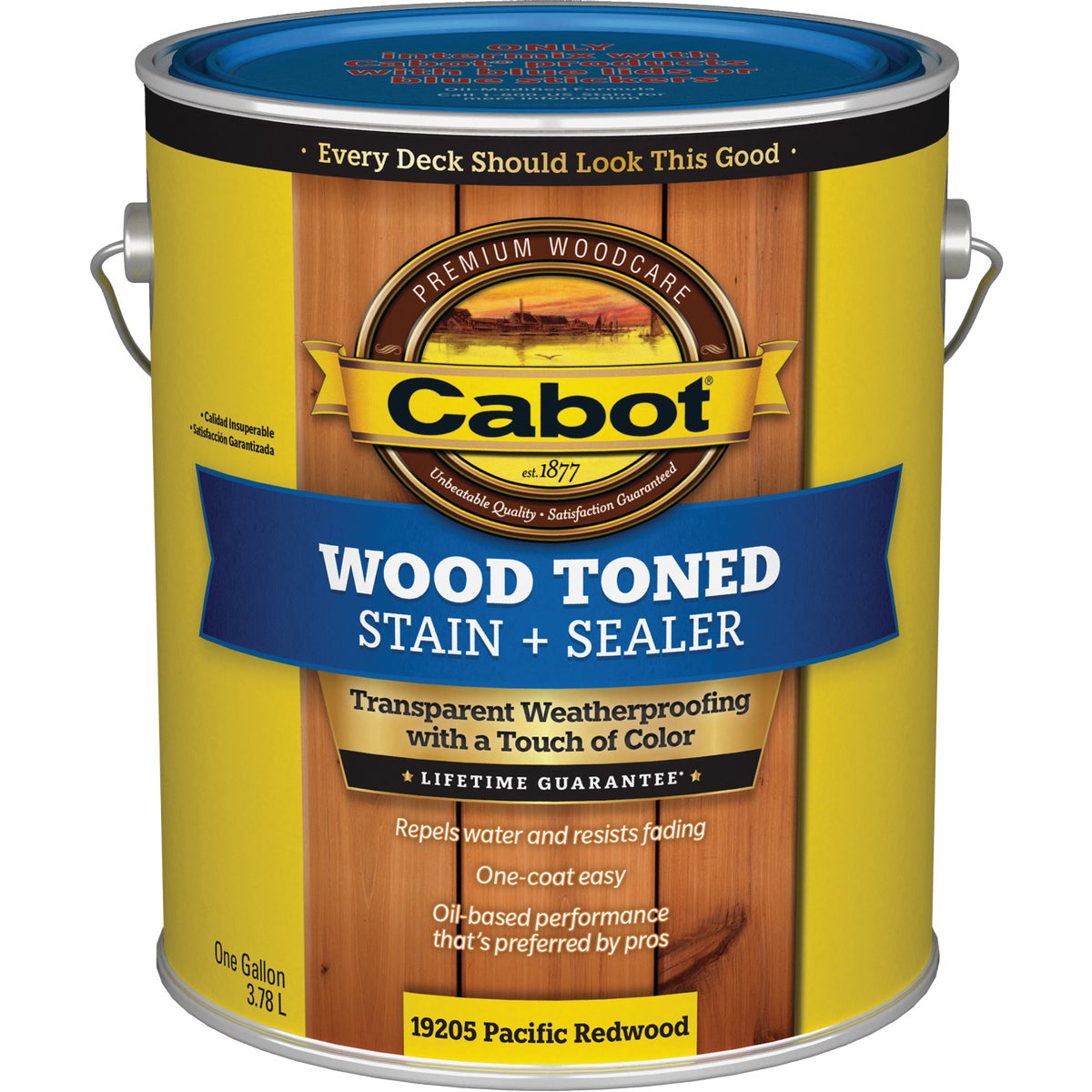 Cabot VOC Wood Toned Deck & Siding Exterior Stain & Sealer, 19205 Pacific Redwood, 1 Gal. Image 7