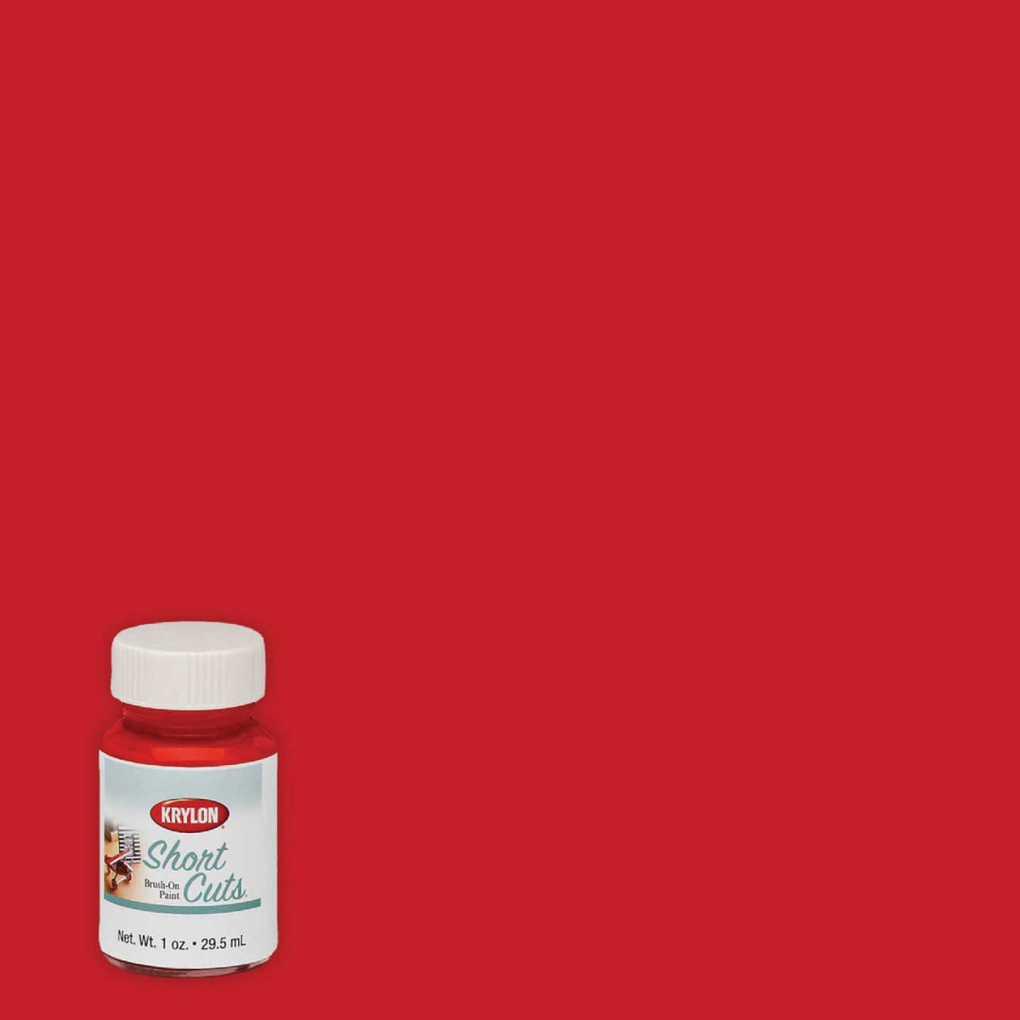 Krylon Short Cuts Red Pepper High Gloss 1 Fl. Oz. Hobby Paint Image 1