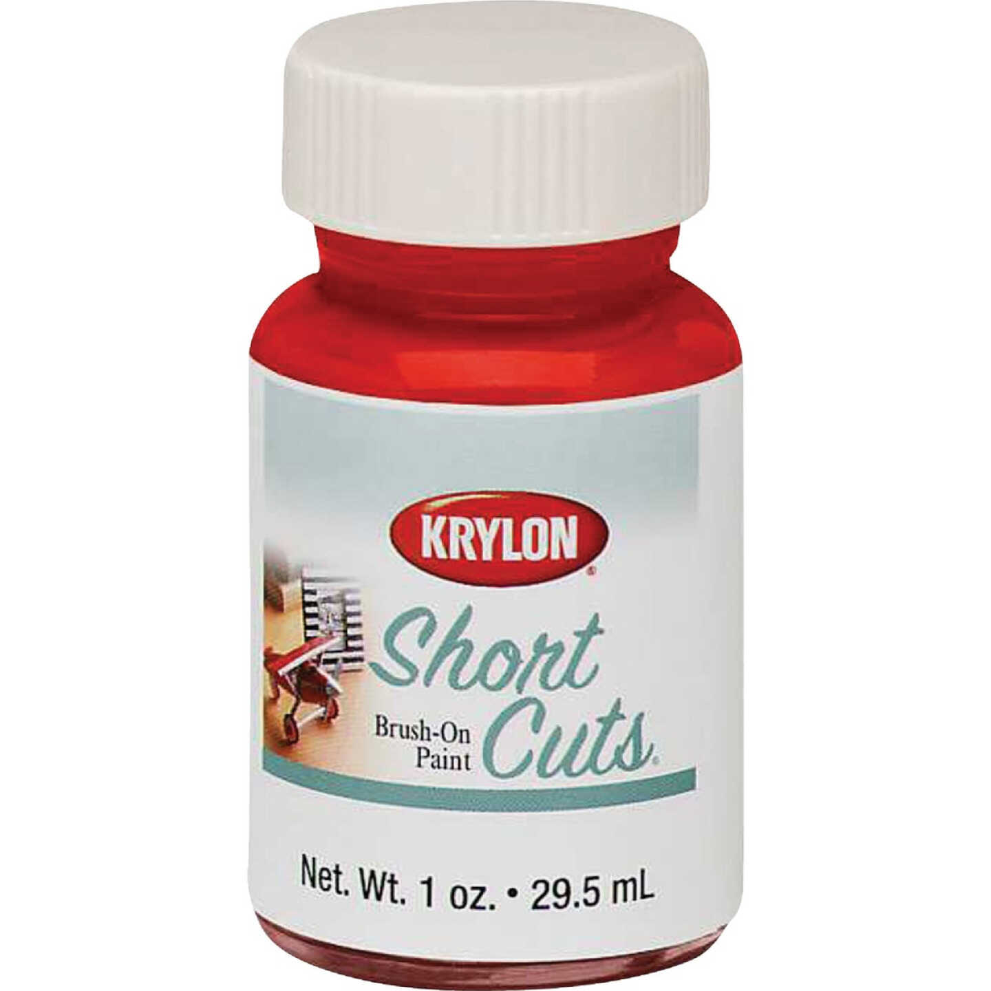 Krylon Short Cuts Red Pepper High Gloss 1 Fl. Oz. Hobby Paint Image 5