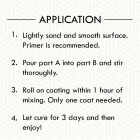 Rust-Oleum Quart White Satin Dry Erase Paint Image 5