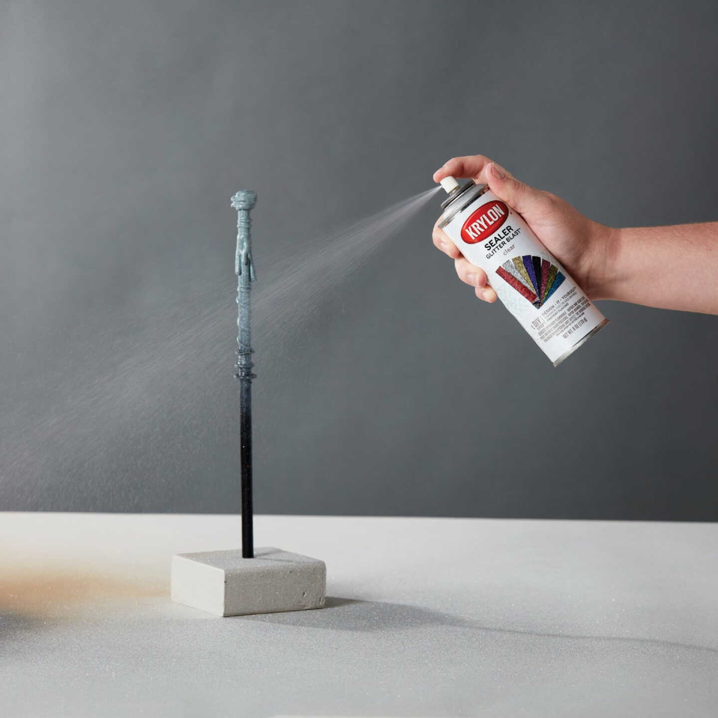 Krylon Glitter Blast 6 Oz. Clear Sealer Spray Image 2