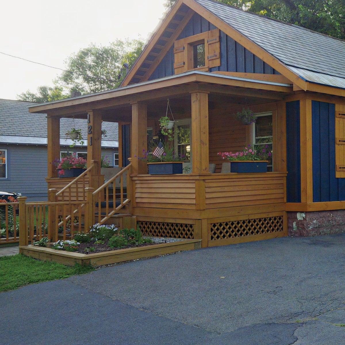 DEFY Extreme Semi-Transparent Exterior Wood Stain, Natural Pine, 1 Gal. Bottle Image 4