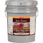 MAJIC Town & Country Oil Base High-Gloss Barn & Fence Paint, White, 5 Gal. Image 1