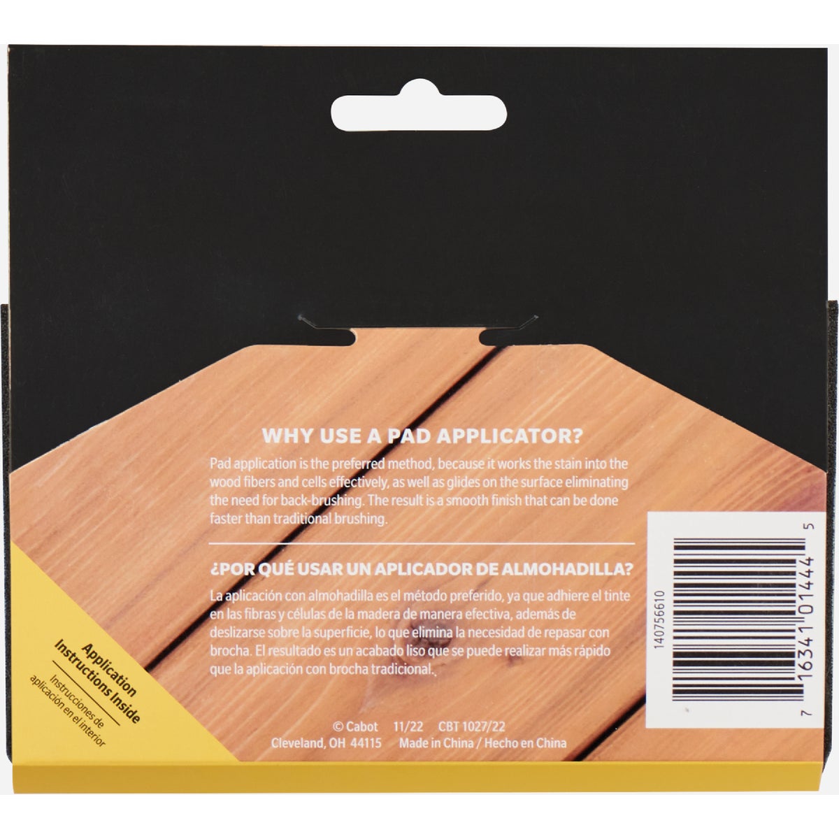 Cabot Wood Stain Pad Applicator Refill, 6 In. Image 2