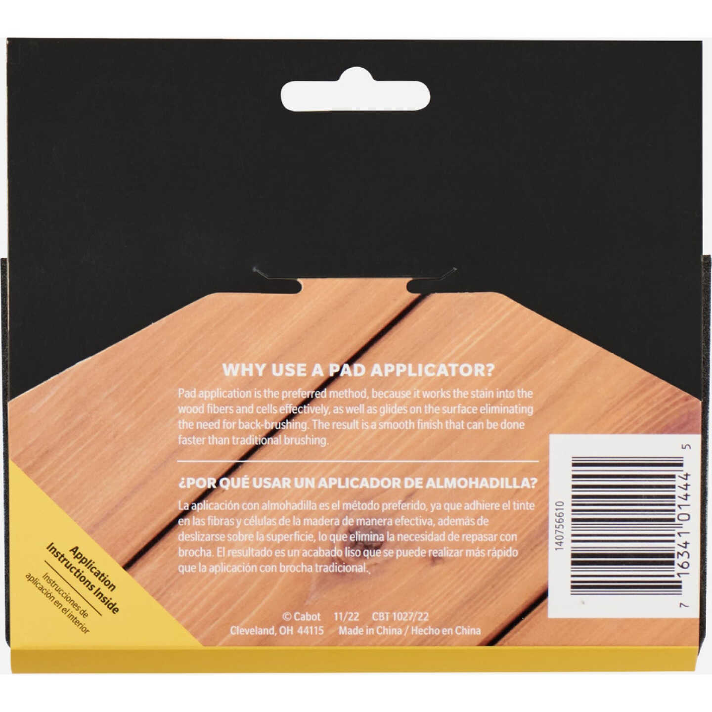 Cabot Wood Stain Pad Applicator Refill, 6 In. Image 2