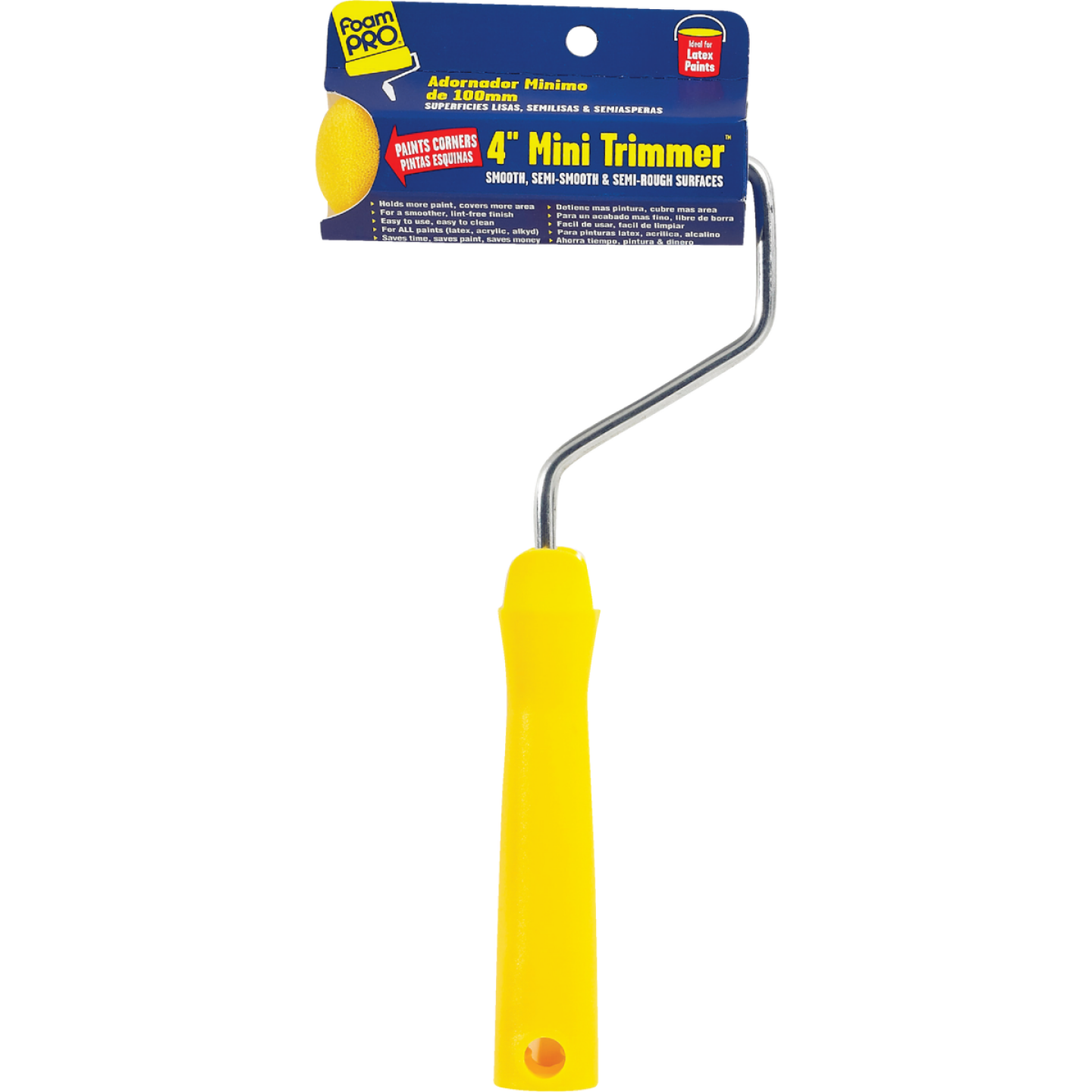 FoamPro Mini Trimmer 4 In. Foam Roller Cover & Frame Image 1