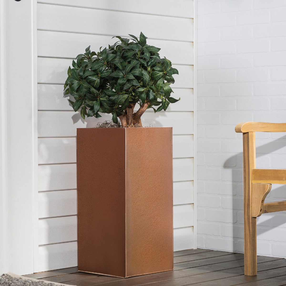 Rust-Oleum Stops Rust Hammered Paint, Copper, 1 Qt. Image 2