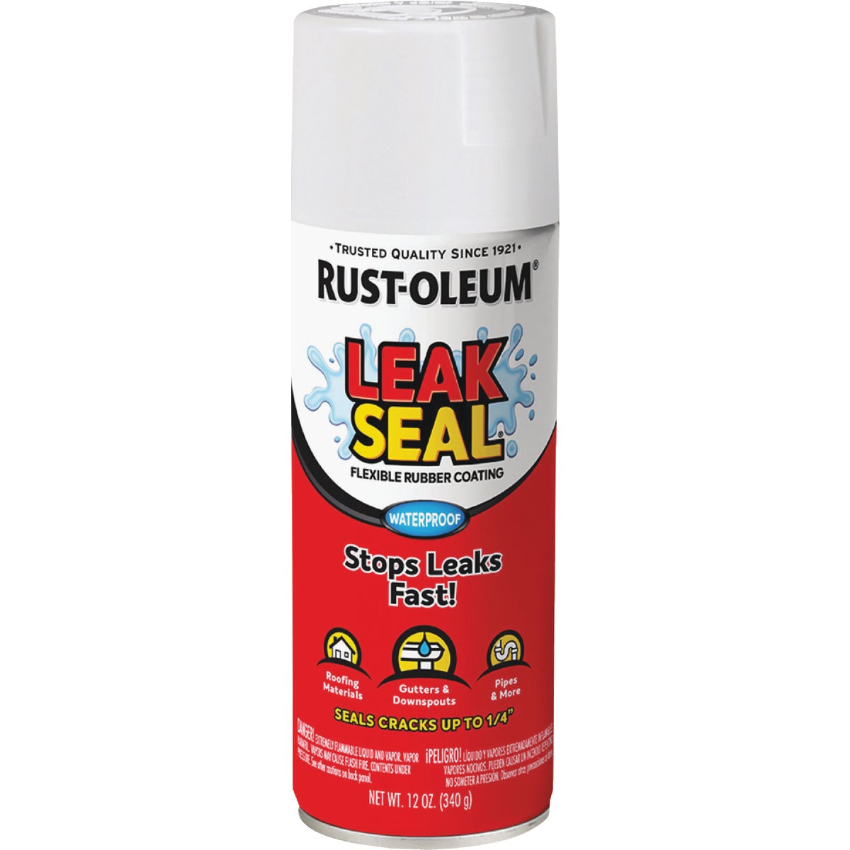 Rust-Oleum LeakSeal 12 Oz. Flexible Rubber Coating, White Image 2