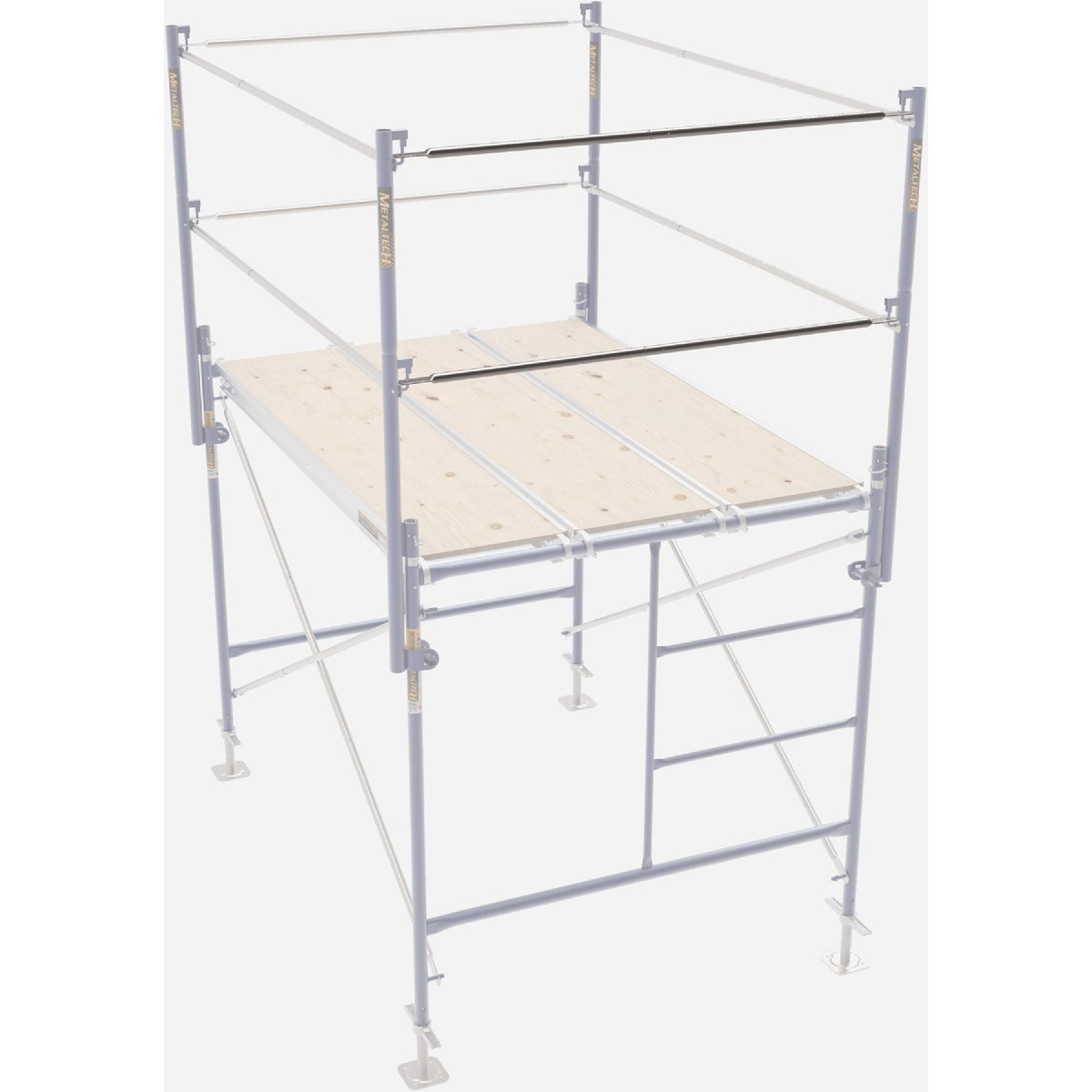 MetalTech 5 Ft. Galvanized Guardrail (2-Pack) Image 2