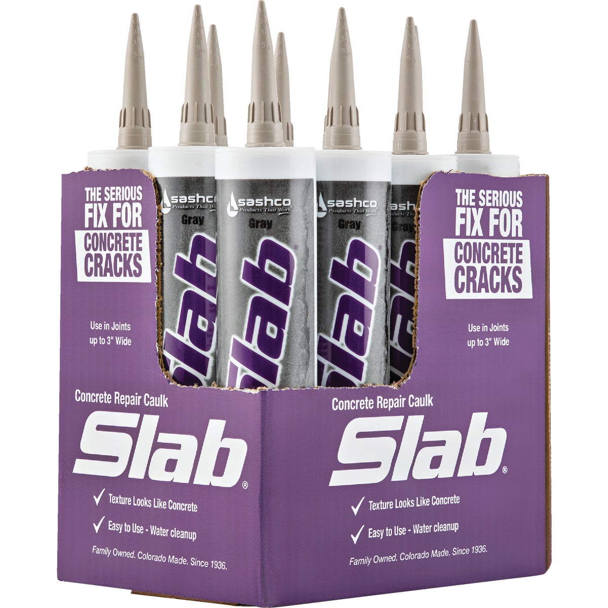 Sashco Slab Concrete Sealant 10.5 Oz Gray Concrete Sealant Image 6