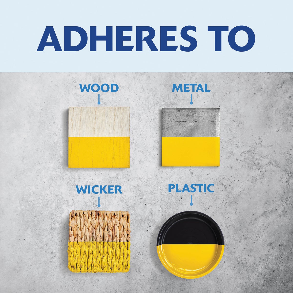 Rust-Oleum Painter's Touch 2X Ultra Cover Premium Latex Paint, Gloss Sun Yellow, 1/2 Pt. Image 5