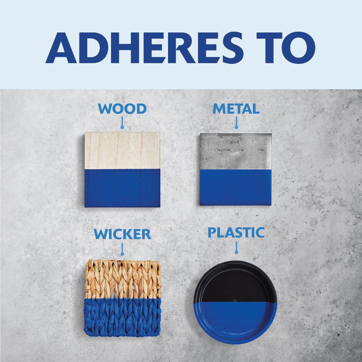 Rust-Oleum Painter's Touch 2X Ultra Cover Premium Latex Paint, Gloss Deep Blue, 1/2 Pt. Image 5