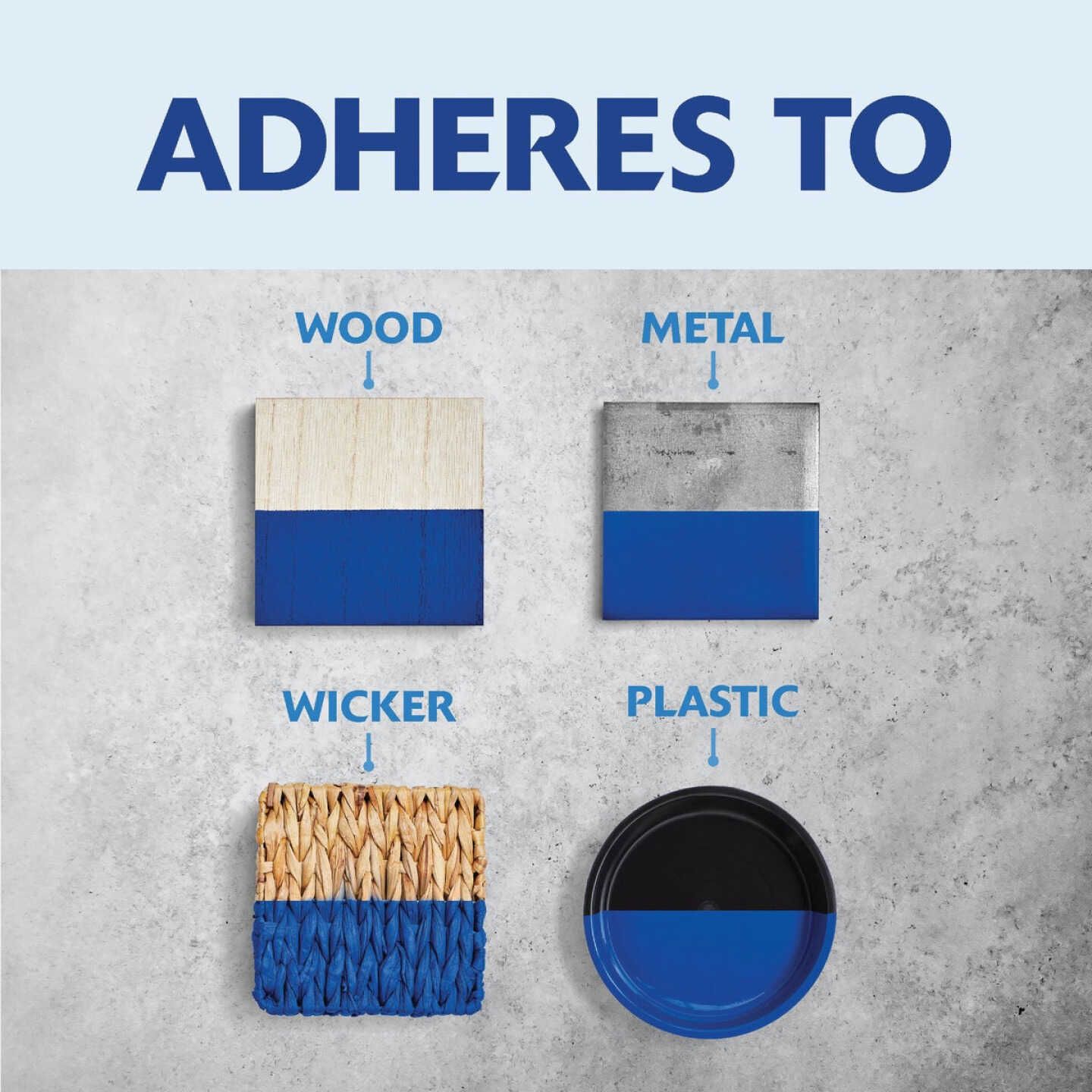 Rust-Oleum Painter's Touch 2X Ultra Cover Premium Latex Paint, Gloss Deep Blue, 1/2 Pt. Image 5