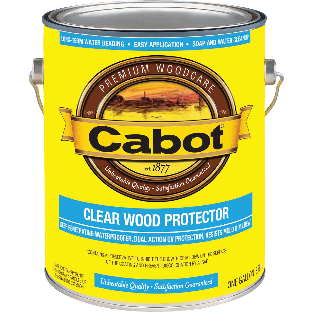 Cabot 2101 Clear Water-Based VOC Wood Protector, 1 Gal.