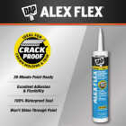 Dap Alex Flex 10.1 Oz. Premium Molding & Trim Acrylic Latex Siliconized Sealant, White Image 2