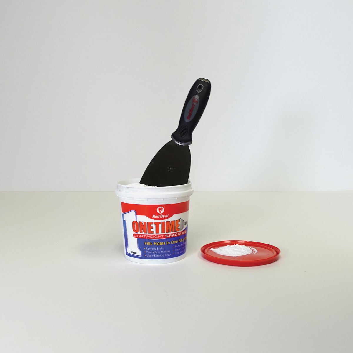 Red Devil Onetime 1 Pt. Lightweight Acrylic Patch & Prime Spackling Image 4