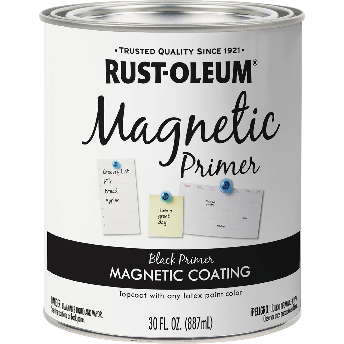 Rust-Oleum Dark Gray 30 Oz. Interior Magnetic Paint Primer Image 7