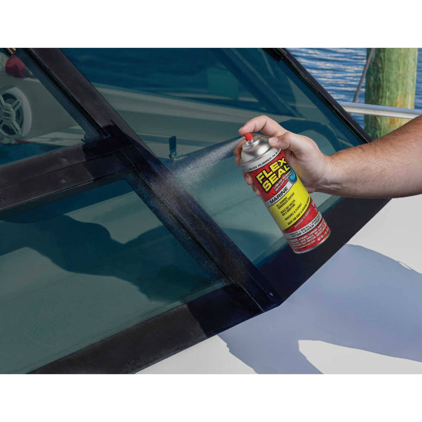 FLEX SEAL 14 Oz. Spray Rubber Sealant, Clear Image 3