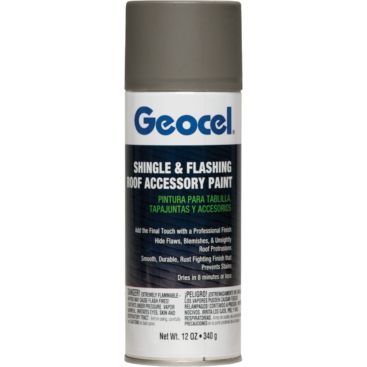 Geocel Weathered Wood Shingle and Flashing Accessory Spray Paint
