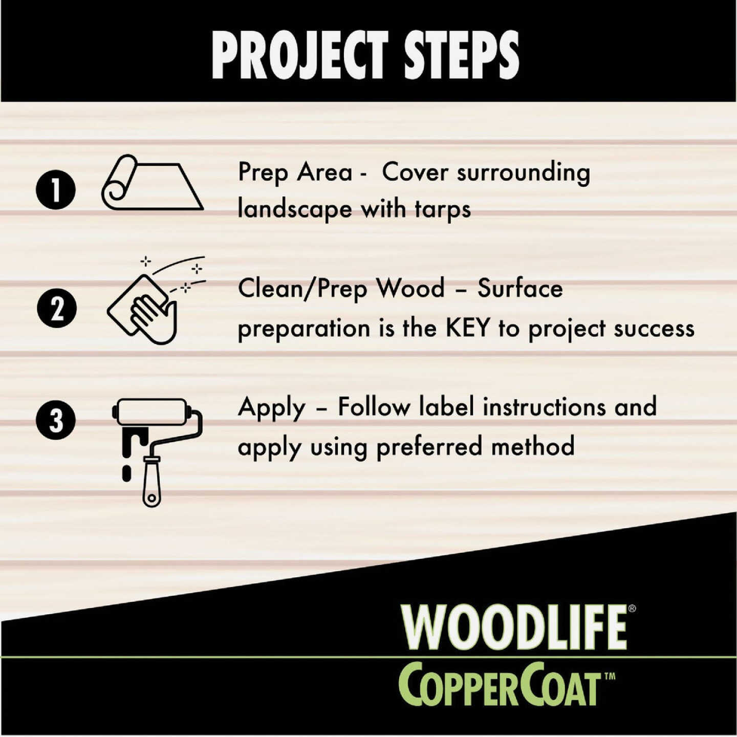 Rust-Oleum Woodlife Water-Based Coppercoat Green Wood Preservative, 1 Qt. Image 6