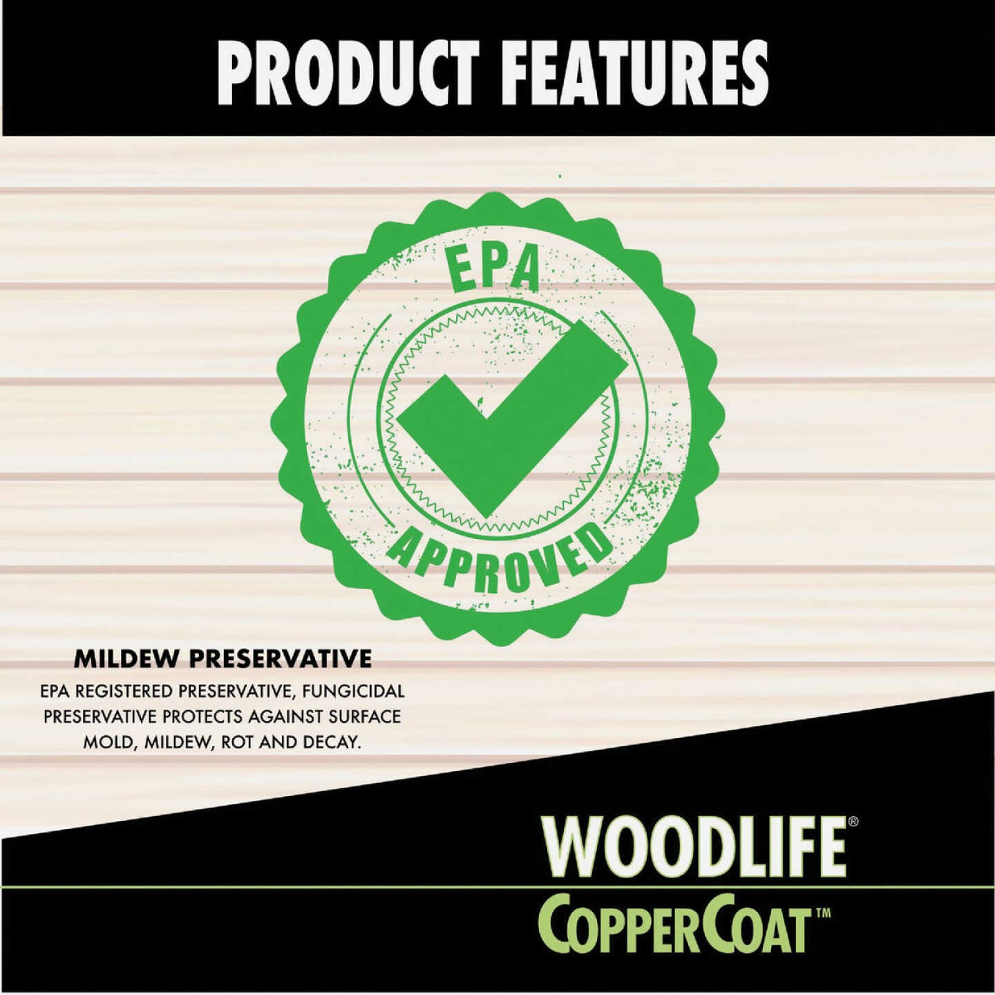 Rust-Oleum Woodlife Water-Based Coppercoat Green Wood Preservative, 1 Qt. Image 3