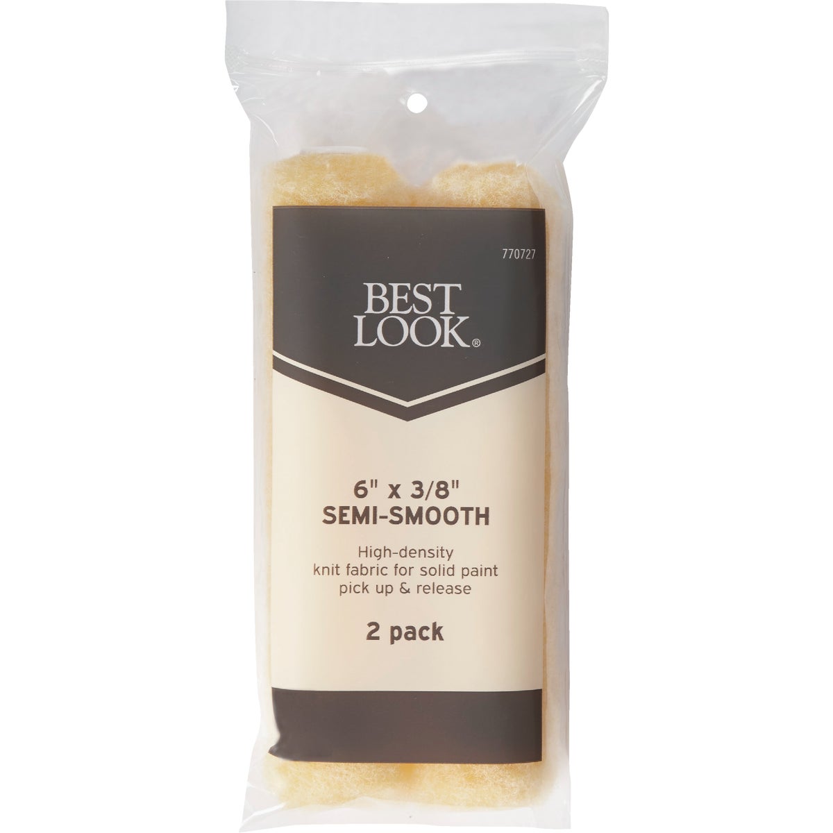 Best Look 6 In. x 3/8 In. Mini Knit Fabric Roller Cover (2-Pack) Image 2