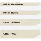 Scotch 1.41 In. x 60.1 Yd. Contractor Grade Masking Tape (4-Pack) Image 3