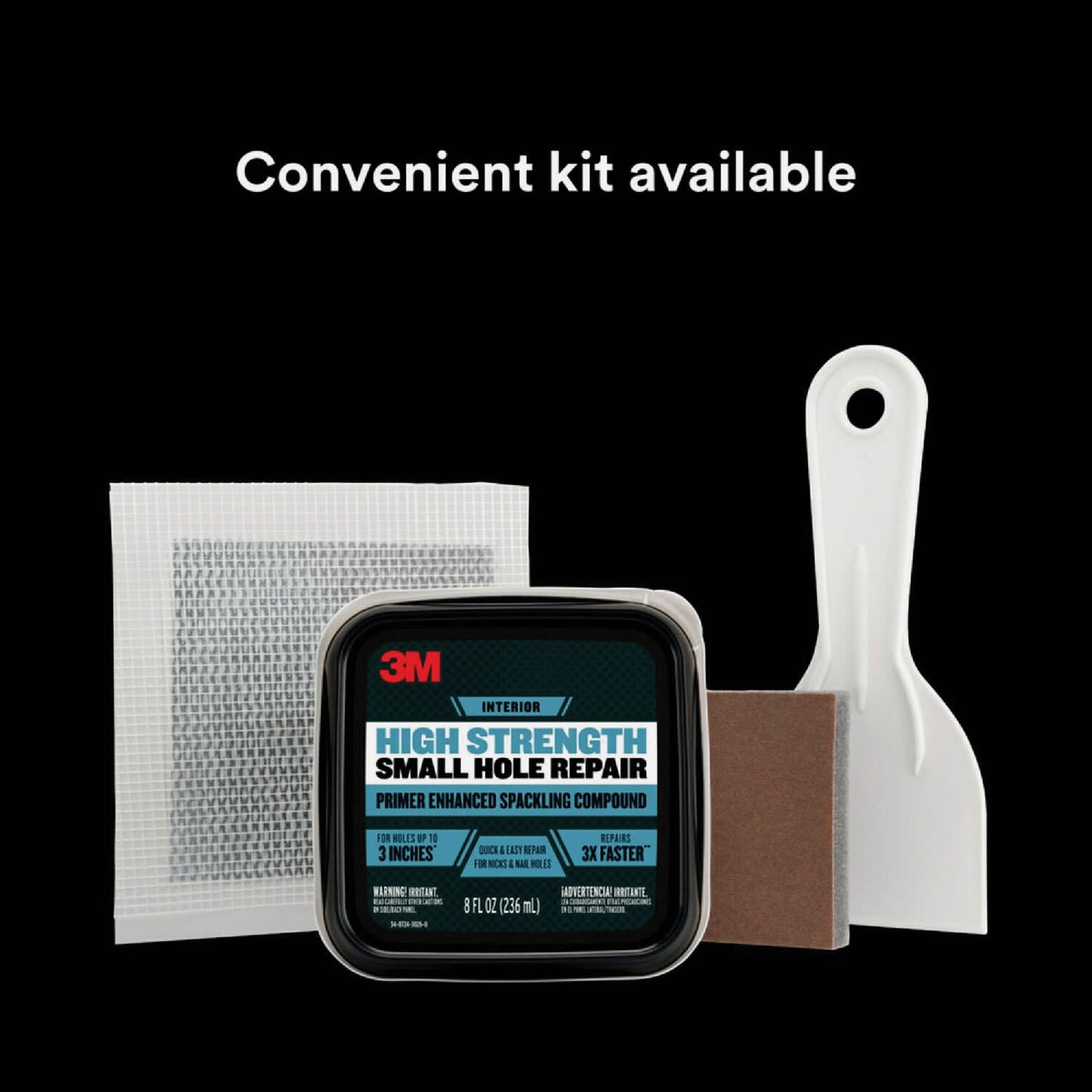 3M High Strength Small Hole Repair Kit Image 2
