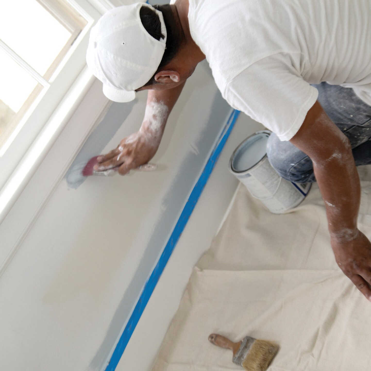 Trimaco SuperTuff 8 Oz. 4 Ft. x 15 Ft. Medium Weight Canvas Drop Cloth Image 3