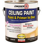 Zinsser Latex Paint & Primer In One Stainblock Flat Ceiling Paint, Bright White, 1 Gal. Image 3
