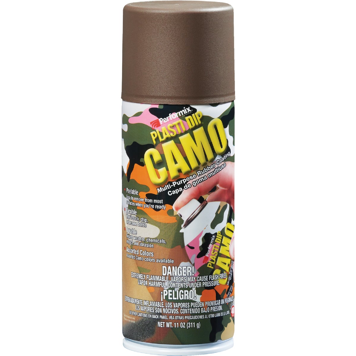 Performix Plasti Dip Brown Camo Rubber Coating Spray Paint