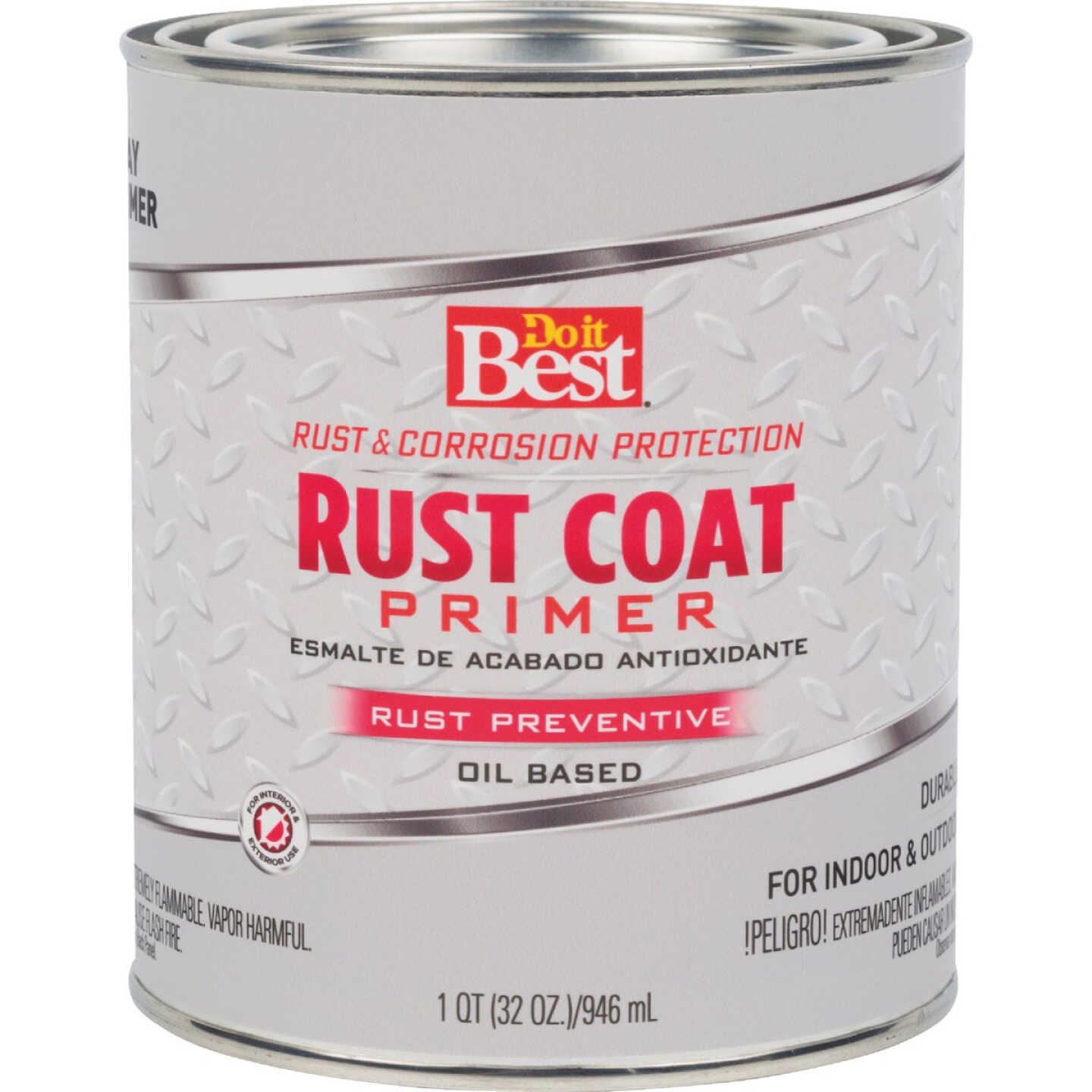 Do it Best Rust Coat Enamel Primer, Gray, 1 Qt. Image 1