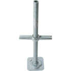 MetalTech 24 In. Galvanized Leveling Jack with Plate (4-Pack) Image 1