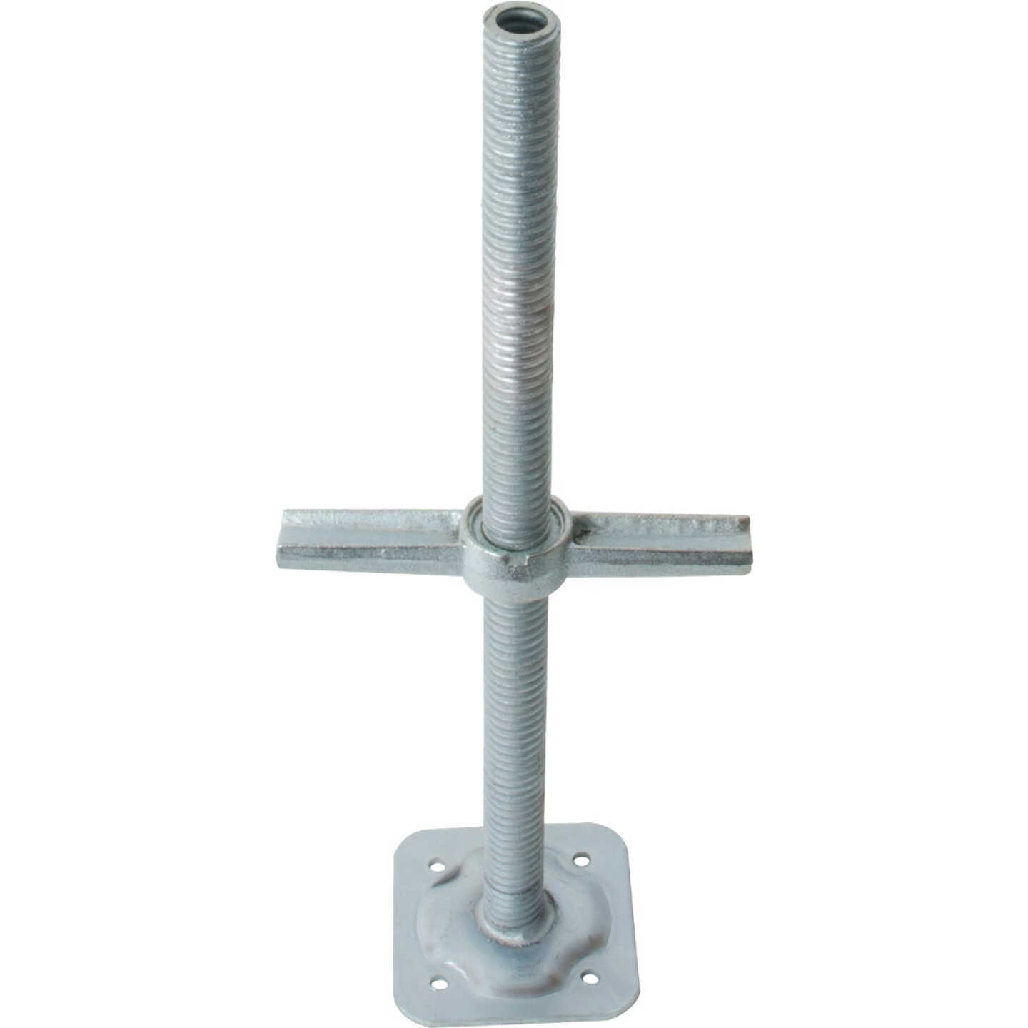 MetalTech 24 In. Galvanized Leveling Jack with Plate (4-Pack) Image 1