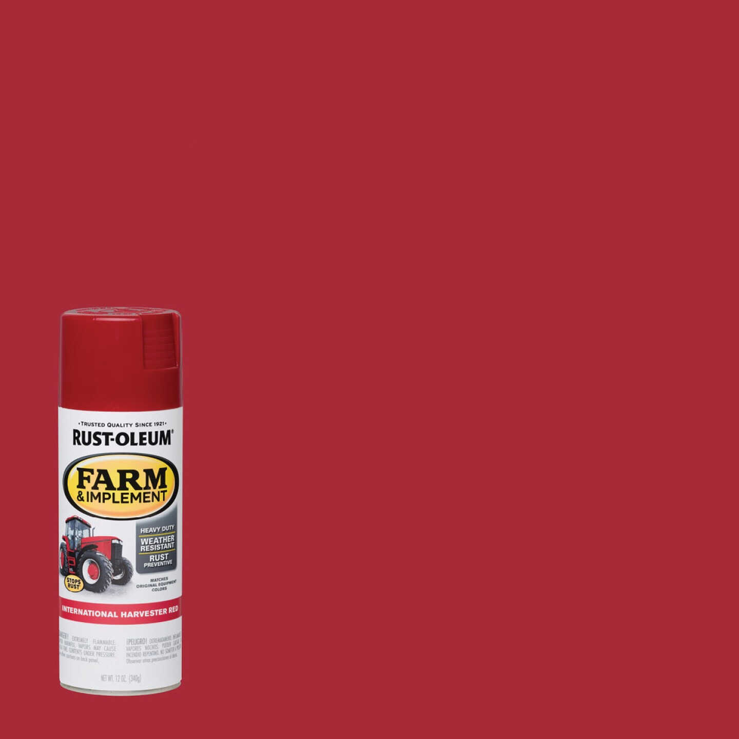 Rust-Oleum 12 Oz. International Harvester Red Farm & Implement Spray Paint Image 1
