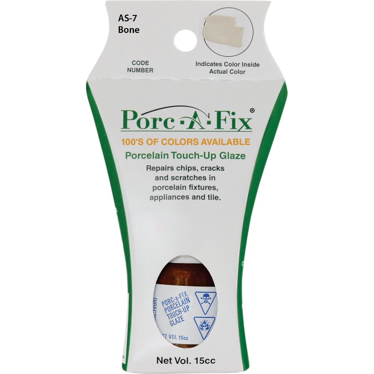 Fixture-Fix Porc-A-Fix Porcelain Touch-up Paint, American Standard Bone, 15cc