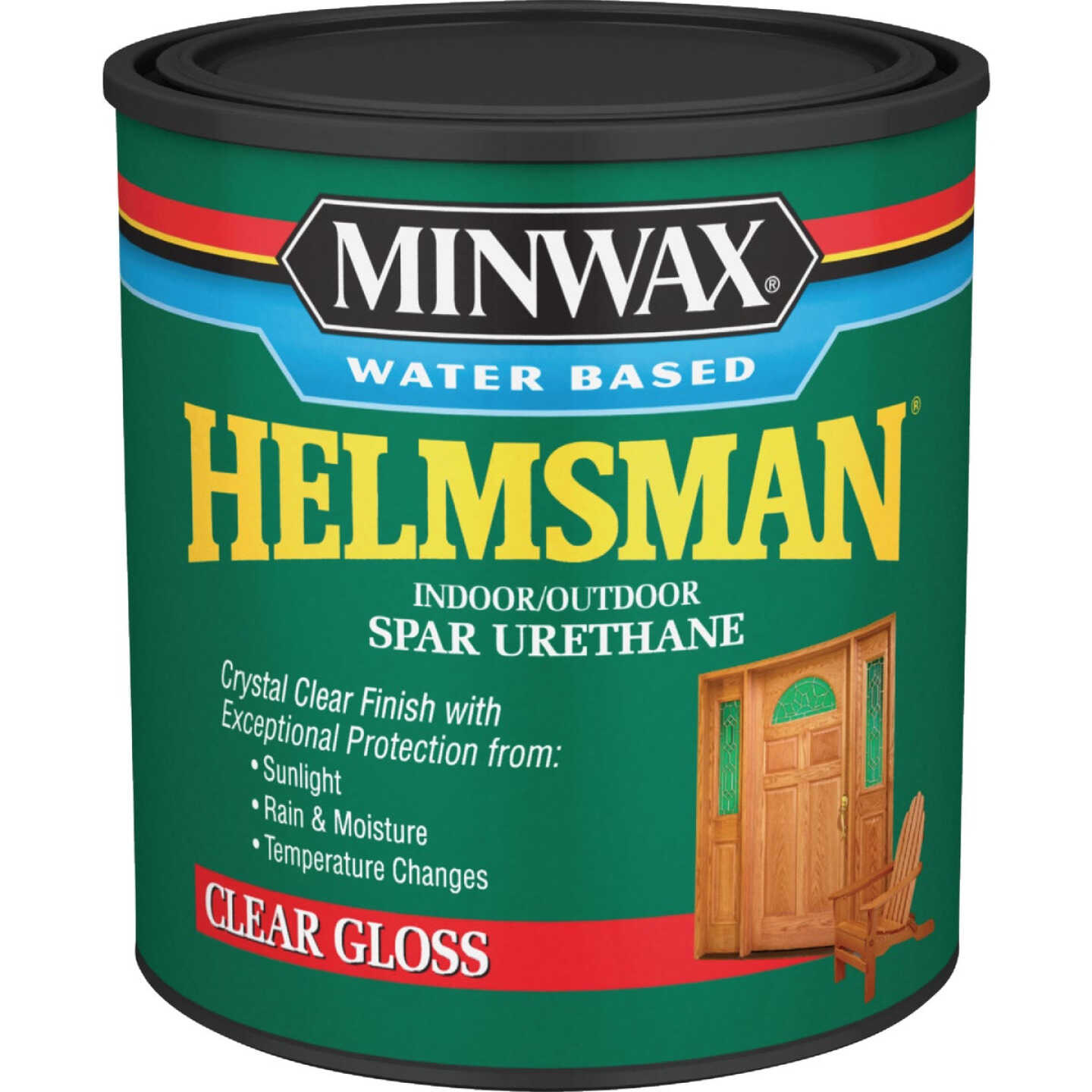 Minwax Helmsman Quart Gloss Water-Based Spar Interior/Exterior Varnish Image 1