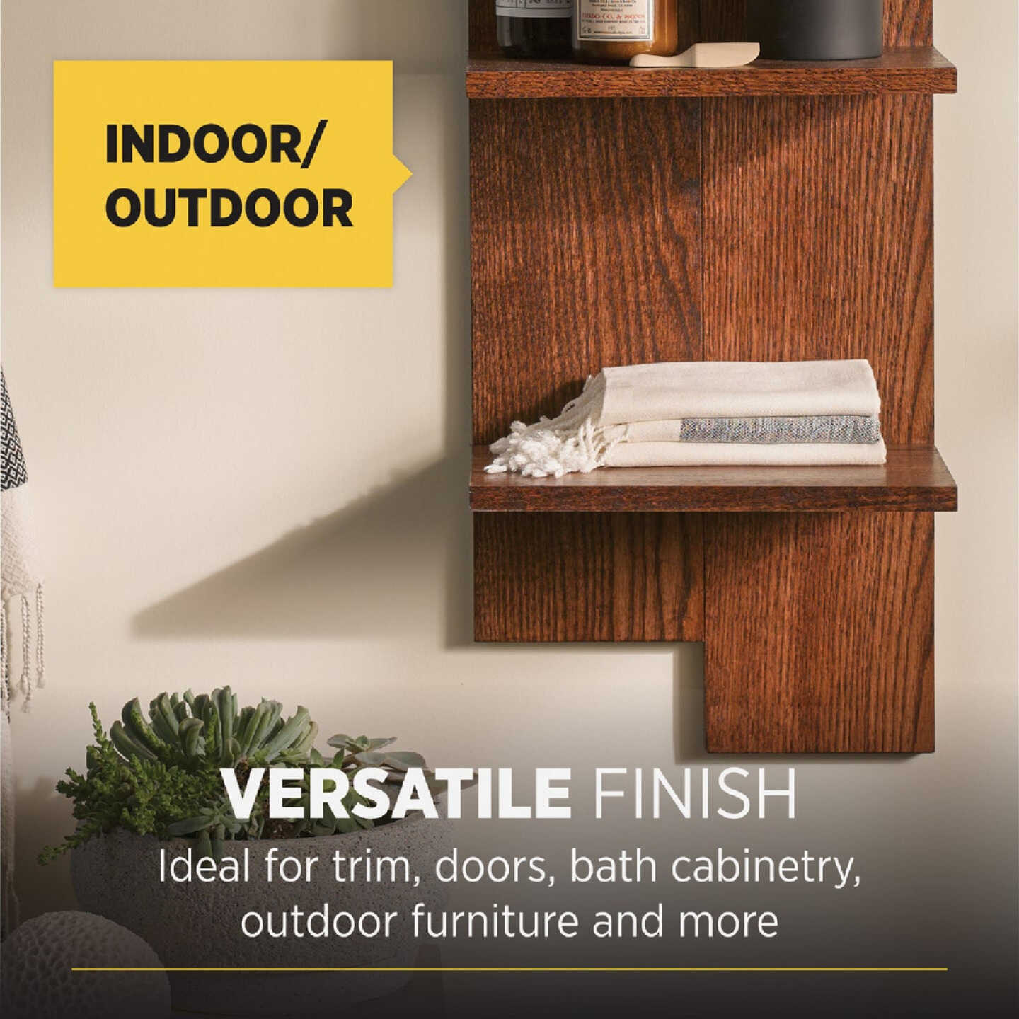 Minwax Helmsman Quart Semi-Gloss Water-Based Spar Interior/Exterior Varnish Image 4