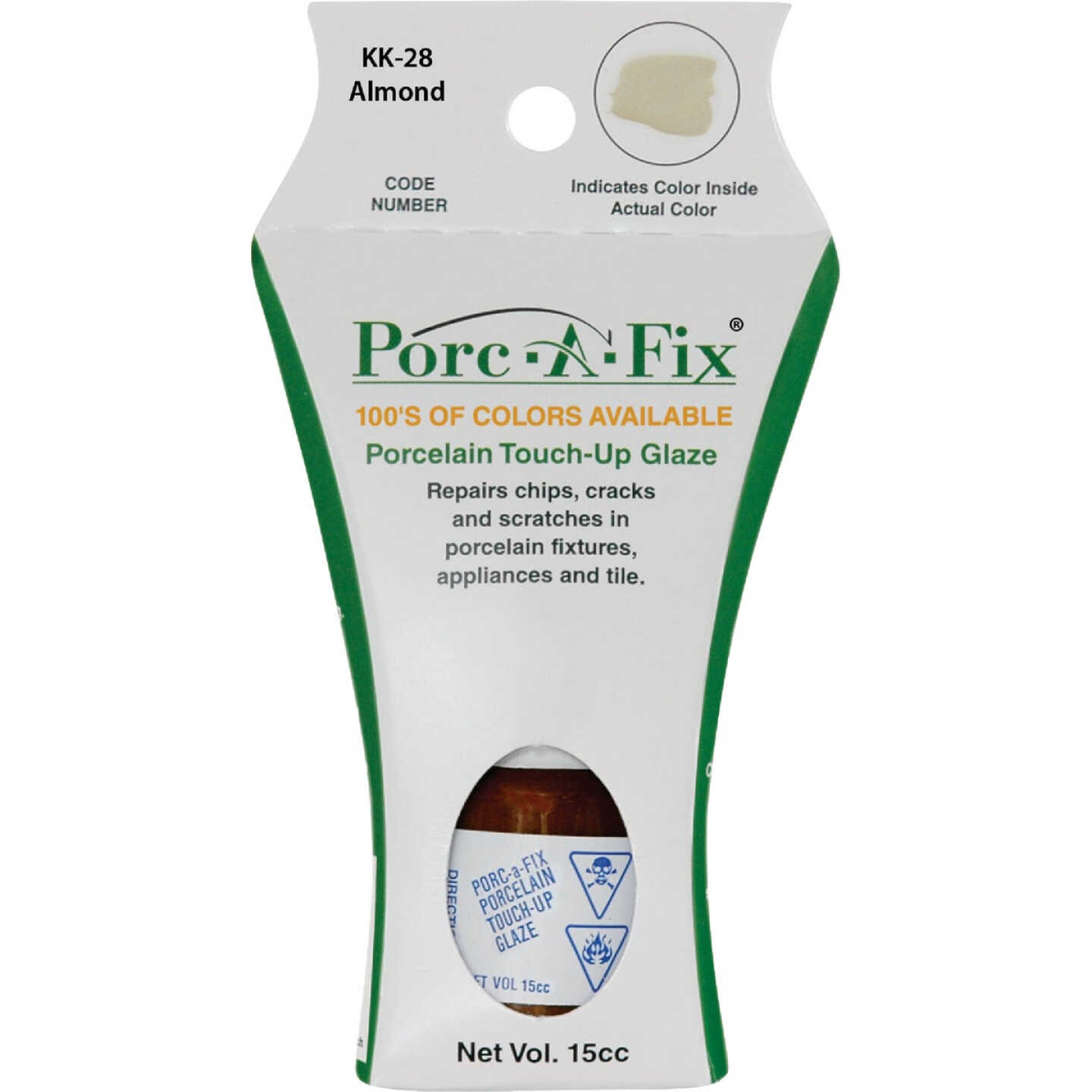 Fixture-Fix Porc-A-Fix Kohler Almond Porcelain Touch-up Paint, 15cc Image 1