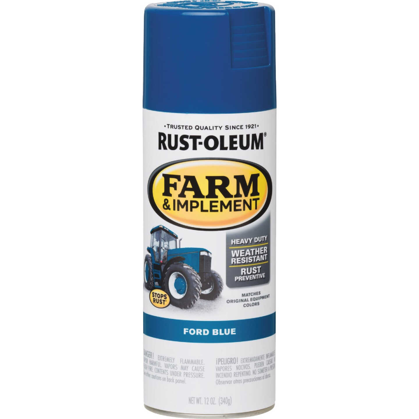 Rust-Oleum 12 Oz. Ford Blue Farm & Implement Spray Paint Image 3