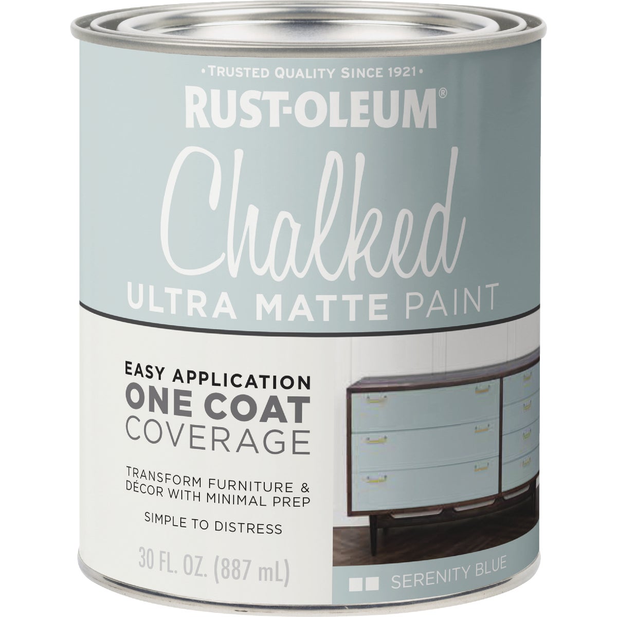 Rust-Oleum Chalked Serenity Ultra Matte 30 Oz. Chalk Paint Image 8