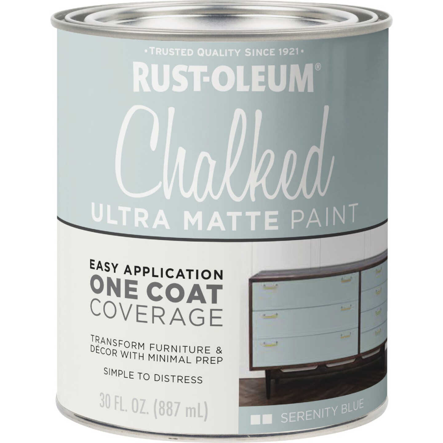 Rust-Oleum Chalked Serenity Ultra Matte 30 Oz. Chalk Paint Image 8