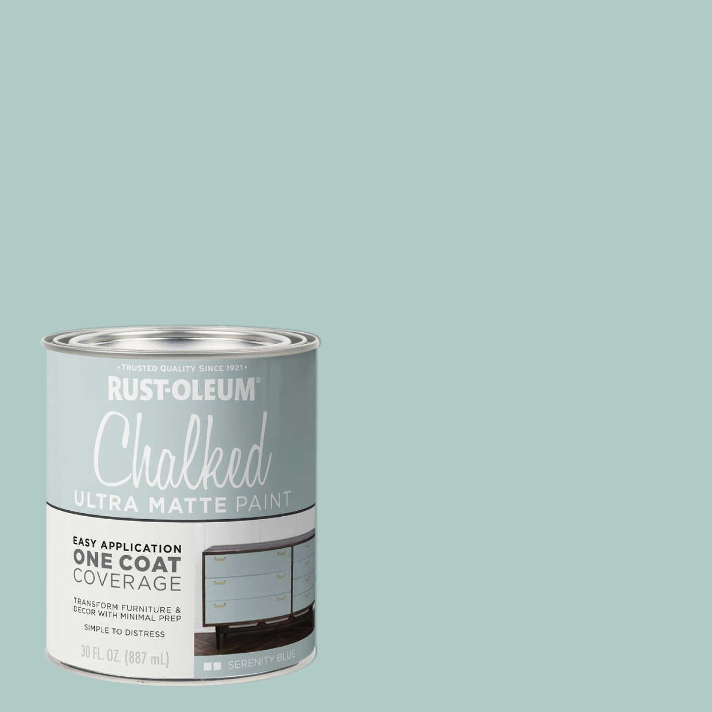 Rust-Oleum Chalked Serenity Ultra Matte 30 Oz. Chalk Paint Image 1