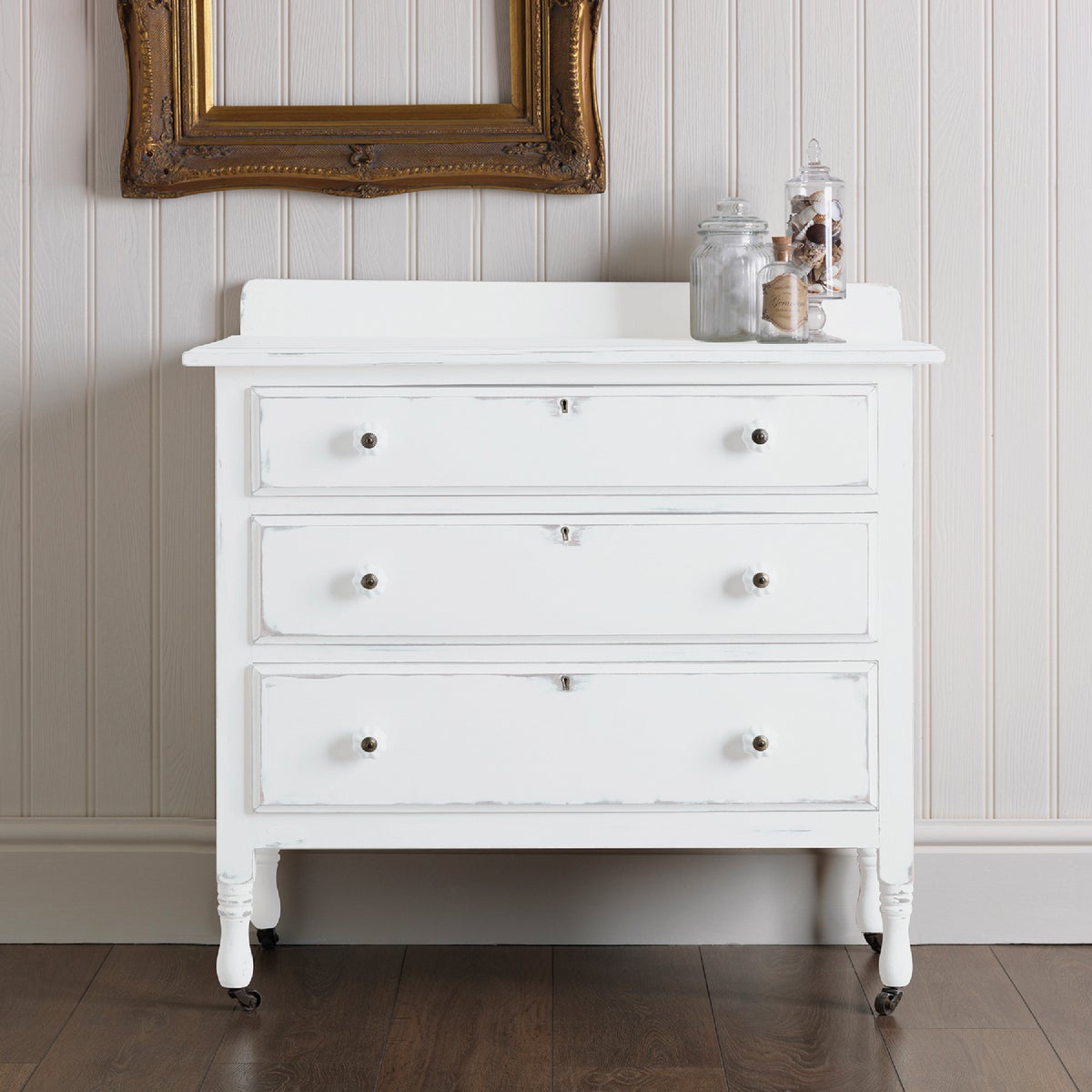 Rust-Oleum Chalked Linen White Ultra Matte 30 Oz. Chalk Paint Image 3