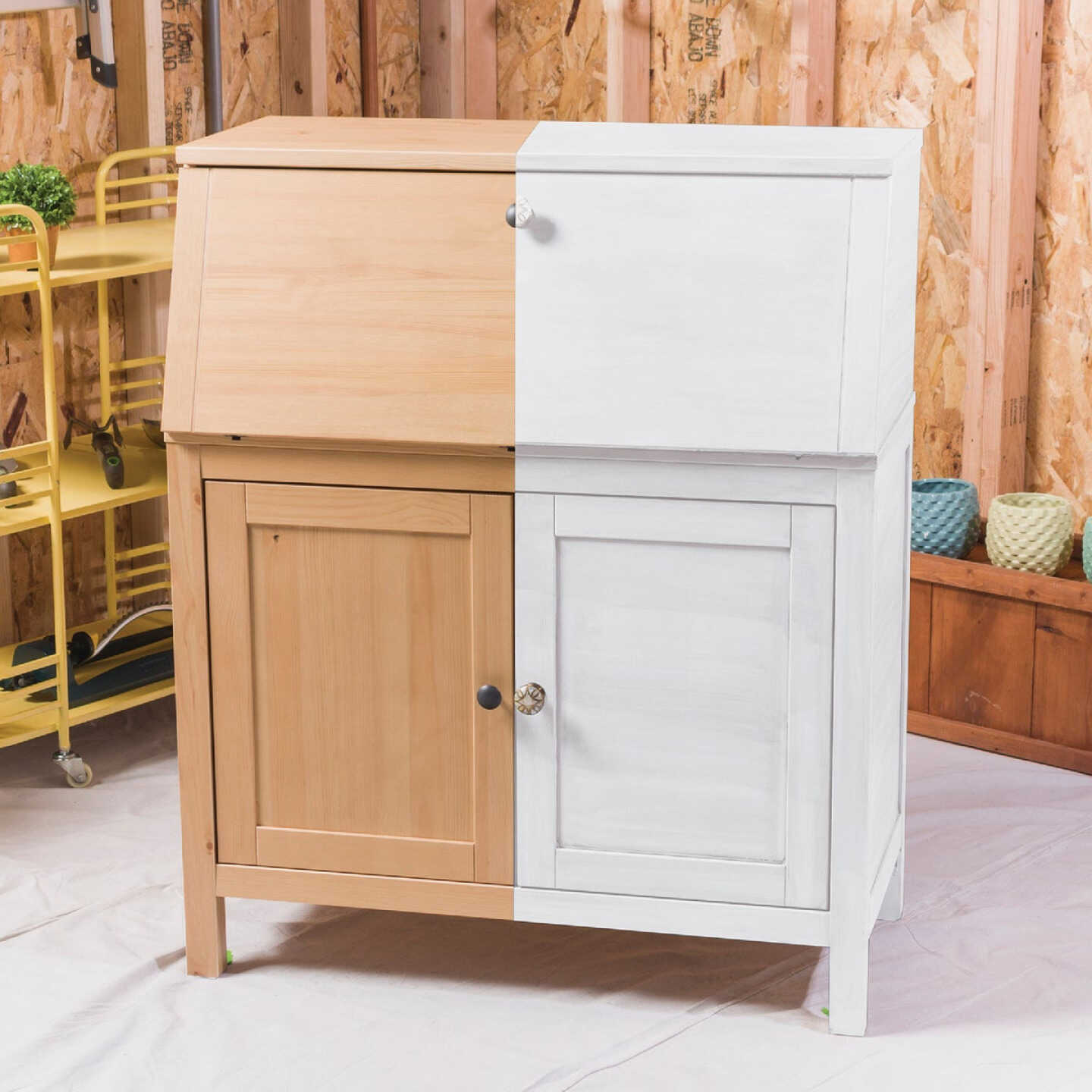 Rust-Oleum Chalked Linen White Ultra Matte 30 Oz. Chalk Paint Image 5