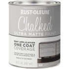Rust-Oleum Chalked Aged Gray Ultra Matte 30 Oz. Chalk Paint Image 6