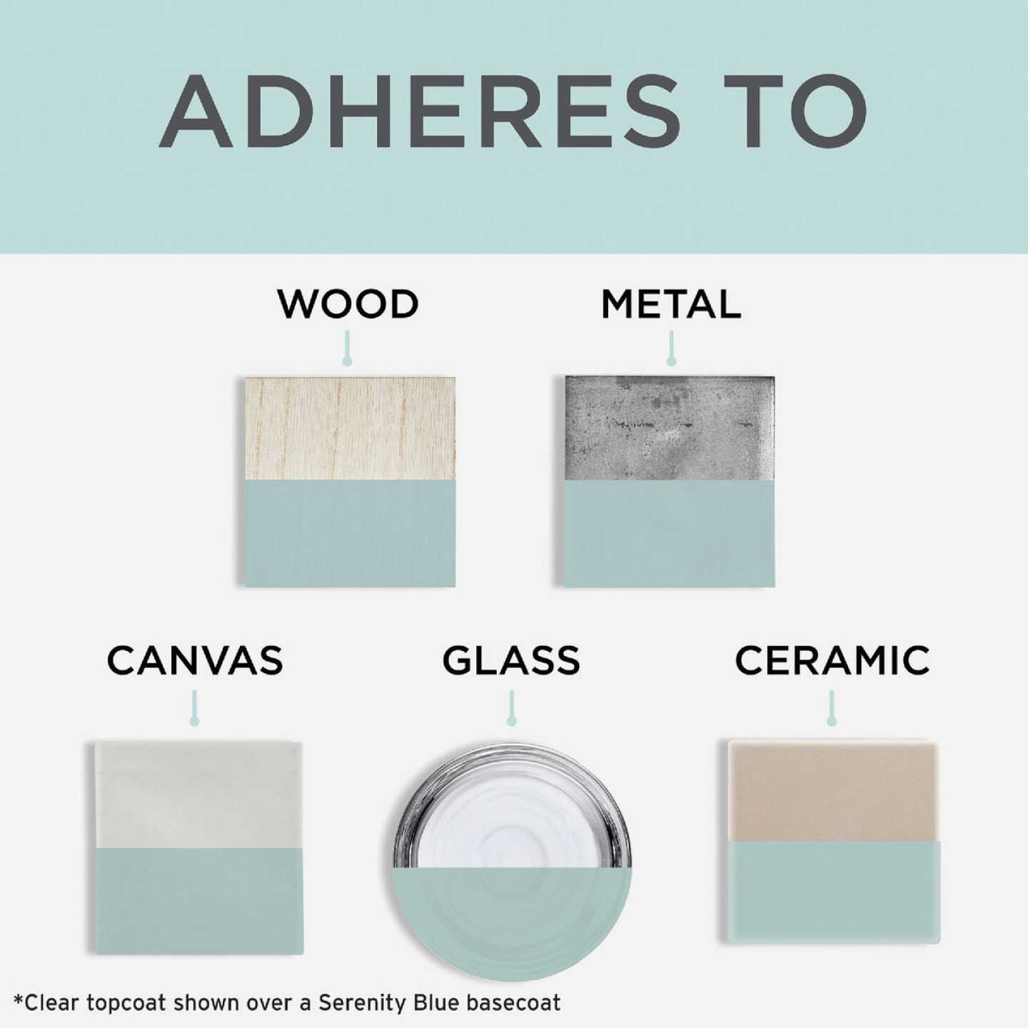 Rust-Oleum Matte Clear Protective Topcoat 30 Oz. Chalk Paint Image 3