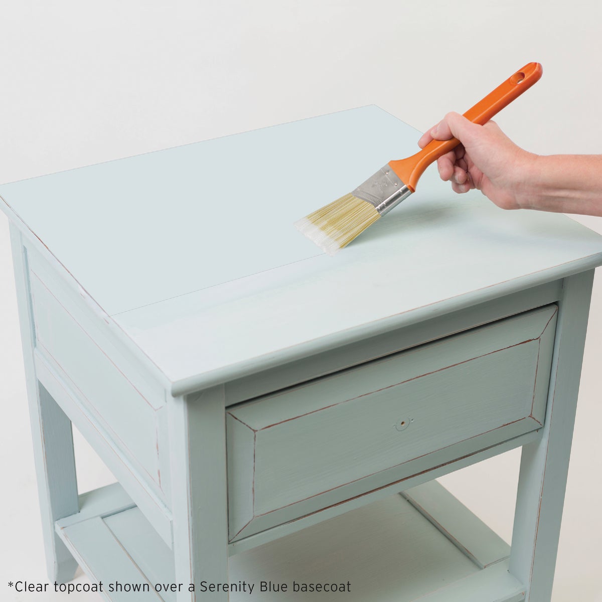 Rust-Oleum Matte Clear Protective Topcoat 30 Oz. Chalk Paint Image 5